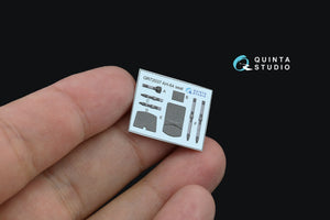 Quinta Studio QD+72152 AH-64D early 3D-Printed colored Interior on decal paper (Academy)(with 3D-printed resin part) 1/72 – image 7
