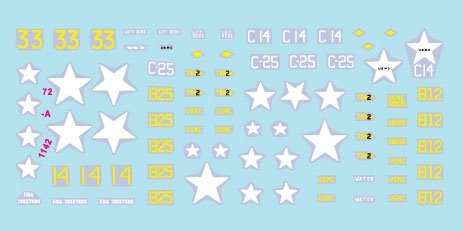 Star Decals 72-A1142 Korean War 1950-53 # 3. USMC Tanks. Patton. 1/72 – zdjęcie 3
