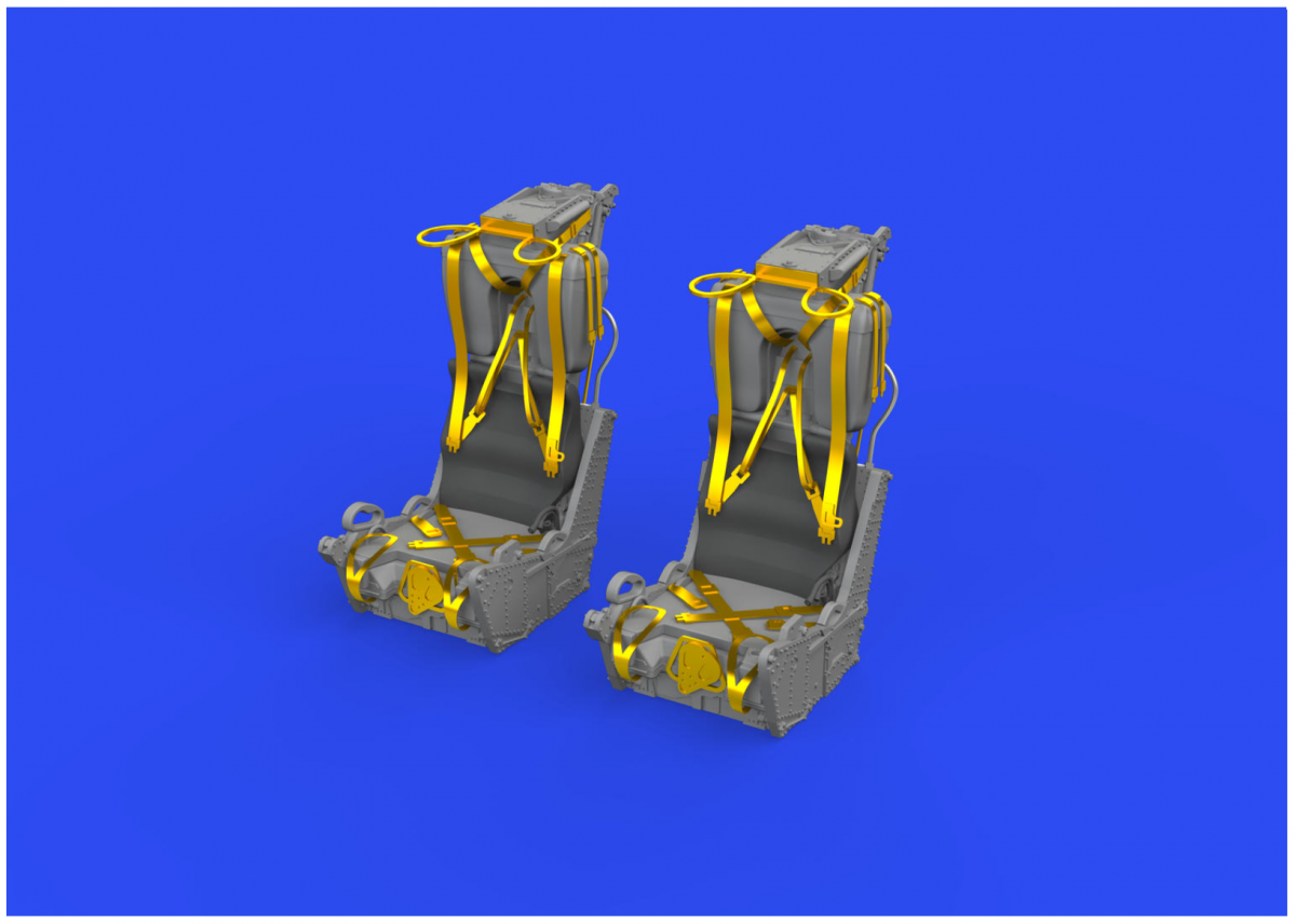 Eduard 648710 F-4B ejection seats late PRINT TAMIYA 1/48 – zdjęcie 2