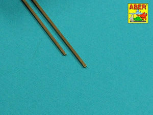Aber FR15x10 Rectangular brass rods 1.5x1.0 mm length 245mm x 2 / Brass flat rods 1.5x1.0 mm length 245mm x2 pcs.