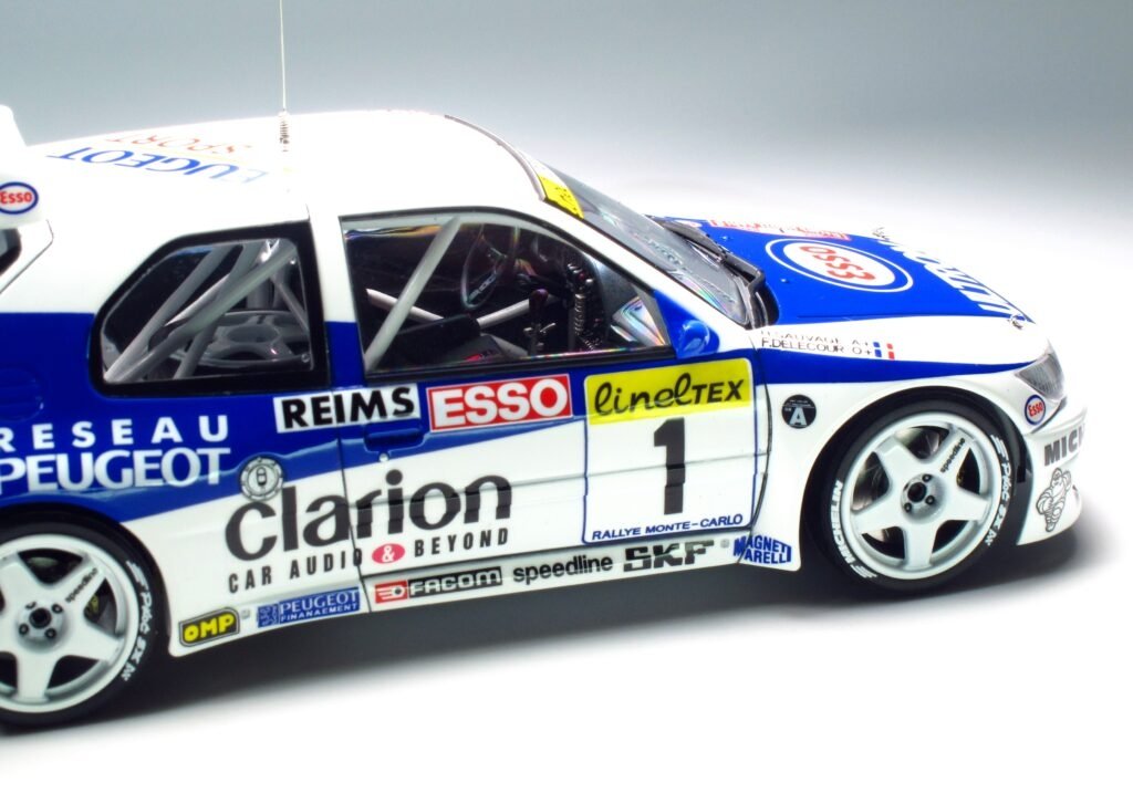 NuNu PN24009 Peugeot 306 MAXi ’96 MONTE CARLO RALLY 1/24 – zdjęcie 7