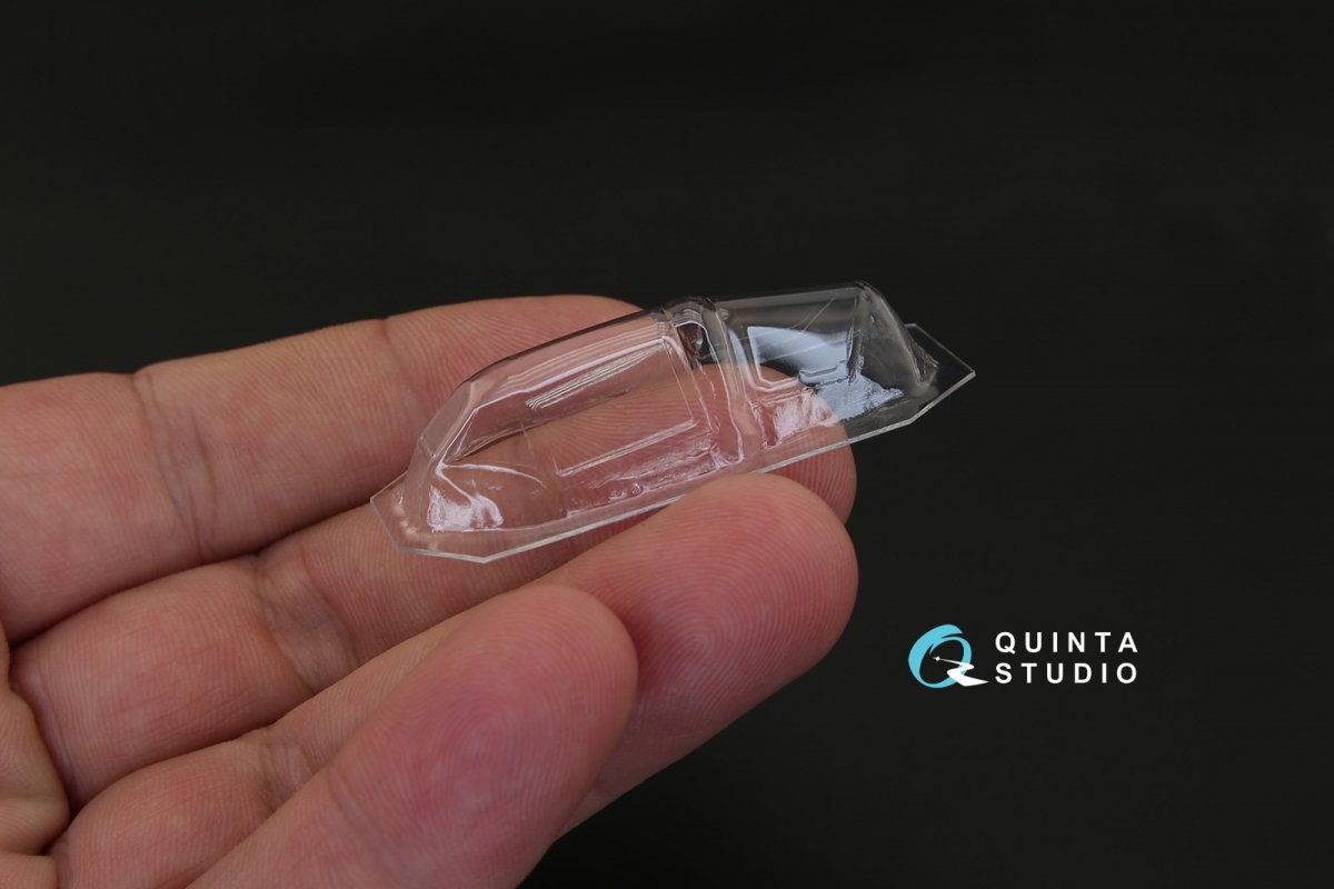 Quinta Studio QC48015 La-9/11 vacuformed clear canopy (for ARK kit) 1/48 – immagine 5