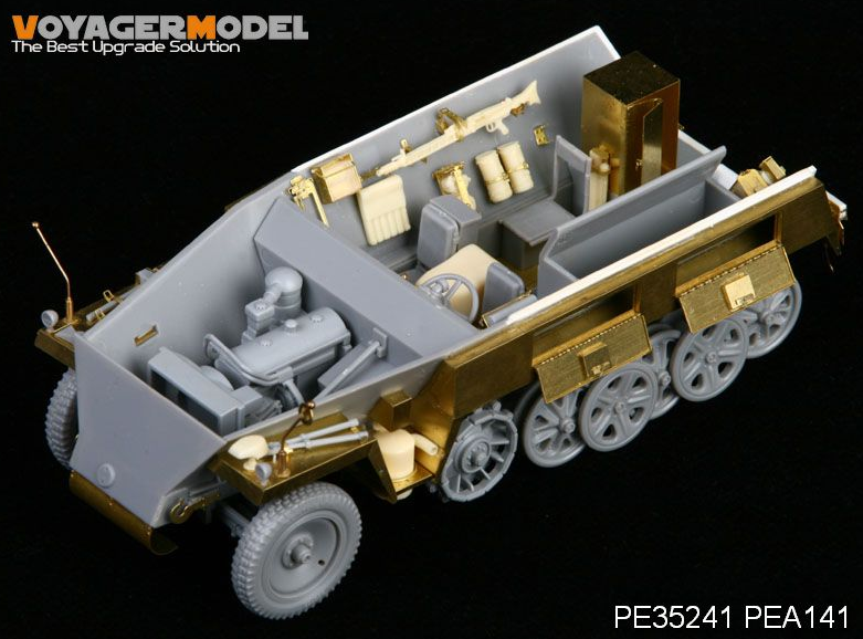 Voyager Model PEA141 WWII German Sd.Kfz.250 NEU Stowage Bins &amp;amp; Fenders (For DRAGON Kit) 1/35