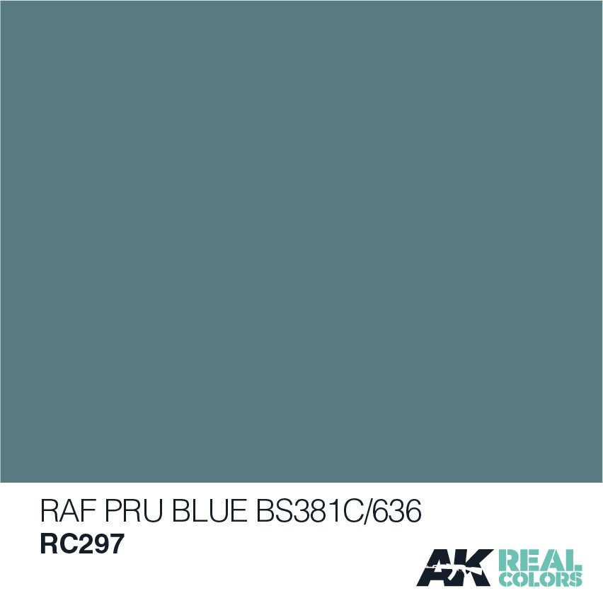 AK Interactive RC297 RAF PRU BLUE BS381C/636 – 10ML – immagine 2
