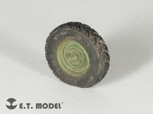 E.T. Model ER35-020 Defender XD &amp;#39;Wolf&amp;#39; W.M.I.K Weighted Road Wheels(G90)Type.2 For HOBBY BOSS 82446 1/35