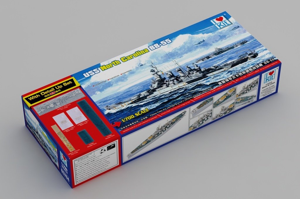 I Love Kit 65704 Top Grade North Carolina BB-55 1/700 – zdjęcie 2