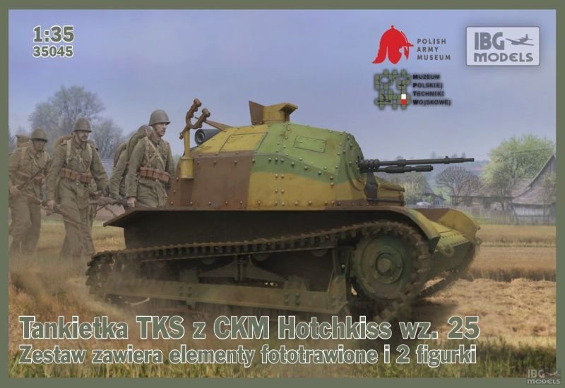 IBG 35045 Tankietka TKS z CMK Hotchkiss wz.25 1/35