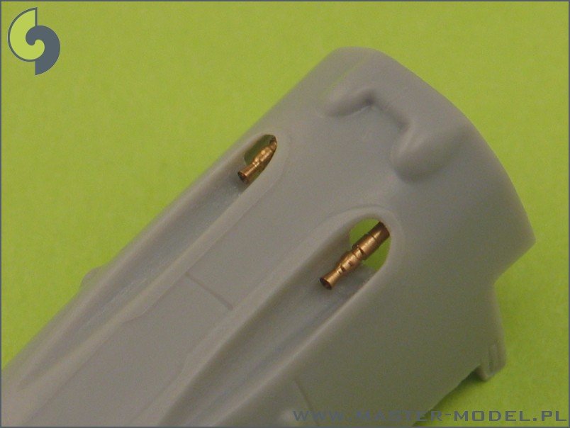 Master AM-72-009 Bf 109 E3 - E9, T armament set (MG 17 tips, MG FF barrels) – image 4