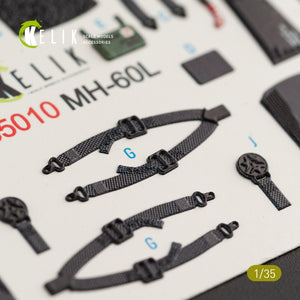KELIK K35010 MH-60L BLACK HAWK INTERIOR 3D DECALS FOR KITTY HAWK KIT 1/35 – image 6