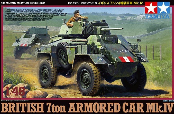 Tamiya 32587 VOITURE BLINDÉE BRITANNIQUE DE 7 TONNES Mk.IV (1/48)