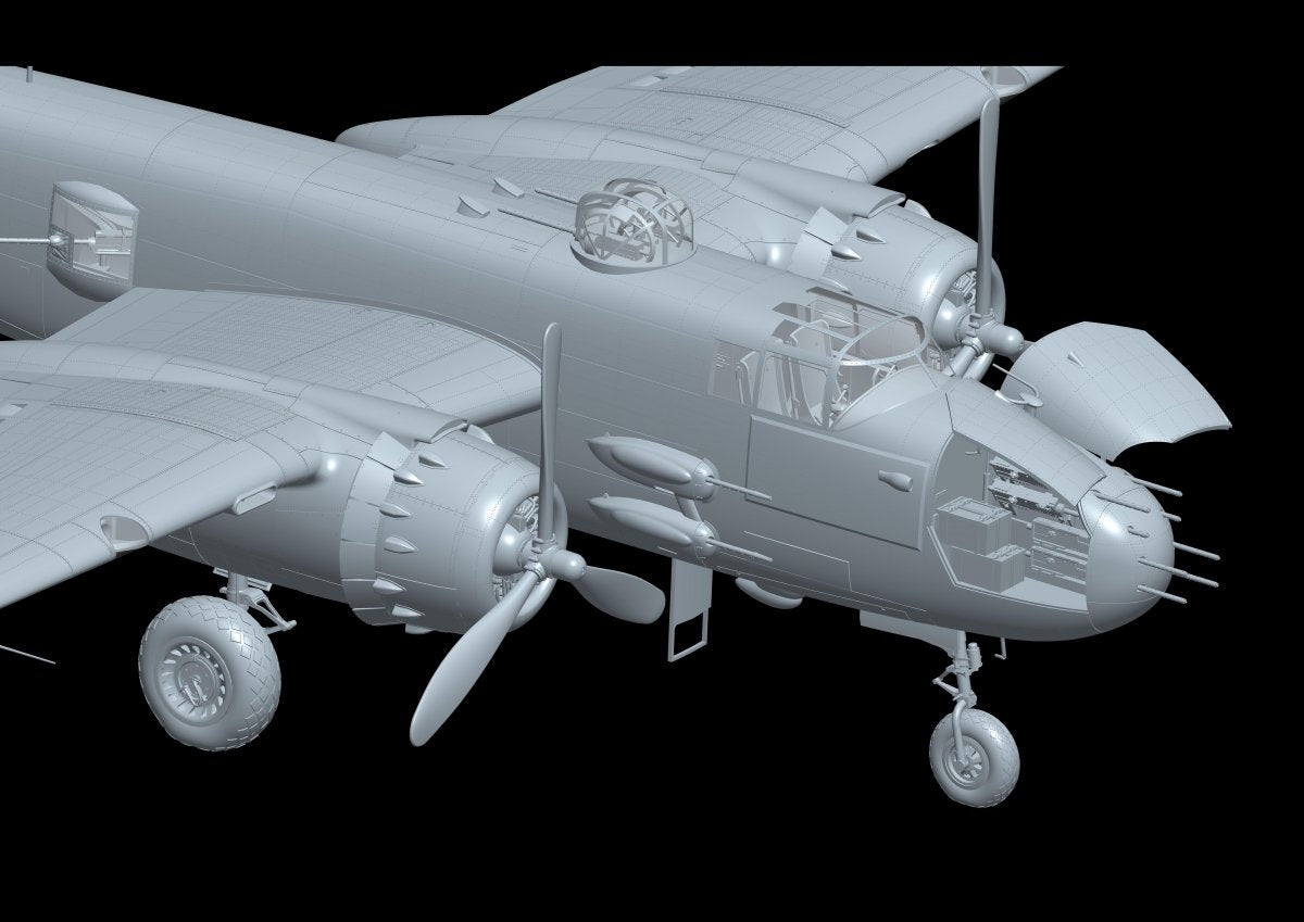 HK Models 01E036 B-25J Mitchell Strafing Babes 1/32 – zdjęcie 2
