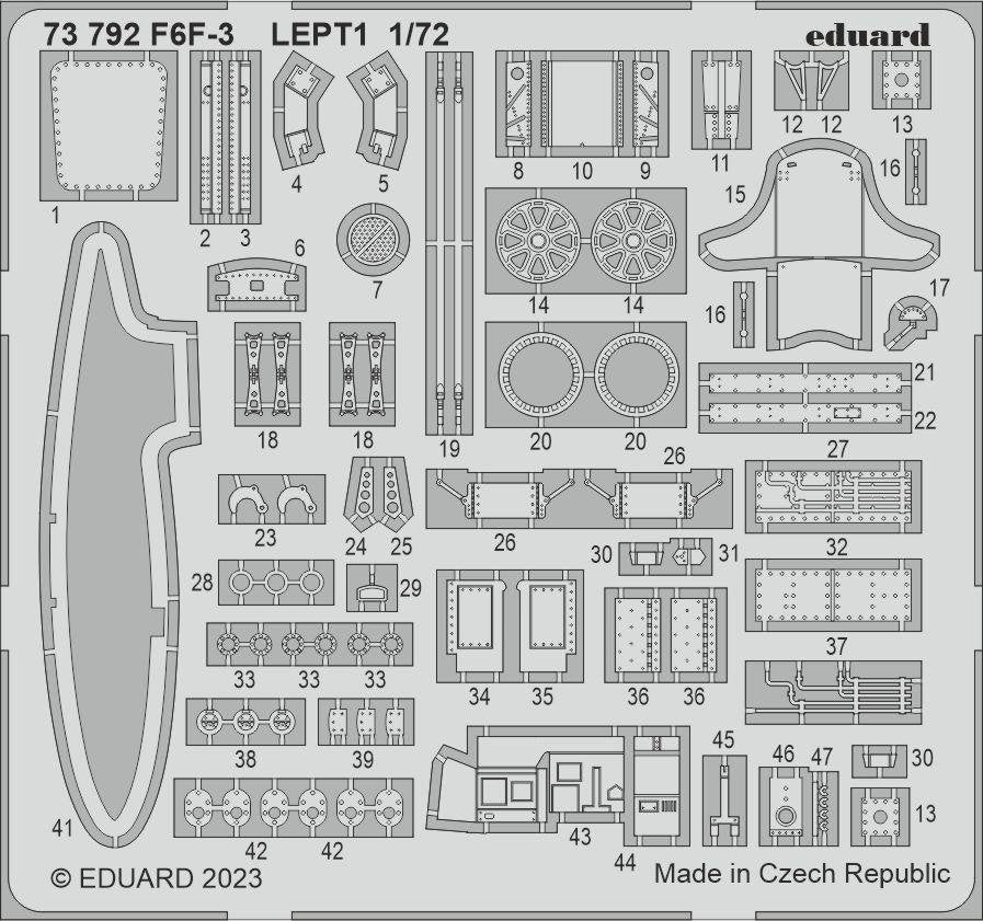 Eduard 73792 F6F-3 EDUARD 1/72 – zdjęcie 2