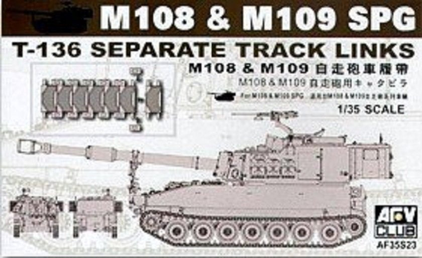 AFV Club 35S23 M108 &amp;amp; M109 SPG Track 1/35