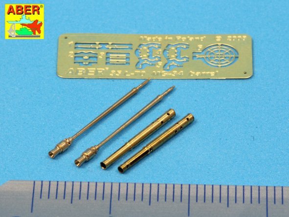 Aber 35L-098 Set of 2 barrels for German tank machine gun MG 34 with Panzermantel 1/35 – image 2