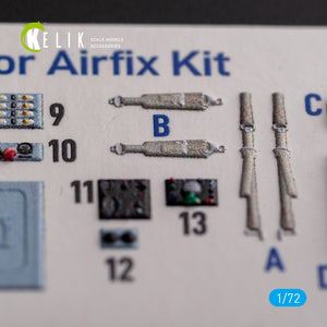 KELIK K72139 Mig-17 Fresco (Shenyang J5) - interior 3D decals for Airfix kit 1/72 – zdjęcie 4