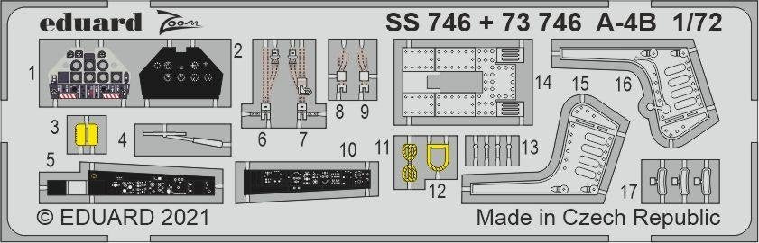 Eduard SS746 A-4B FUJIMI / HOBBY 2000 1/72
