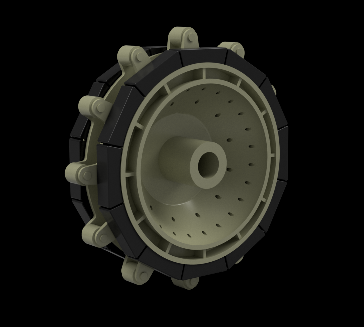 Panzer Art RE35-784 Sd.Kfz 9 “FAMO” drive wheels (late) 1/35 – Bild 2
