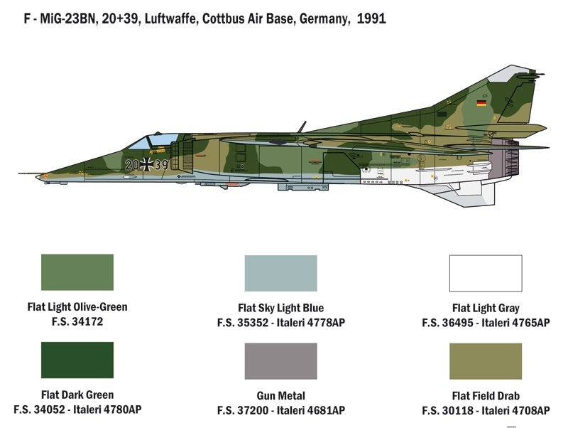 Italeri 2798 MiG-23 MF/BN FLOGGER 1/48 – image 6