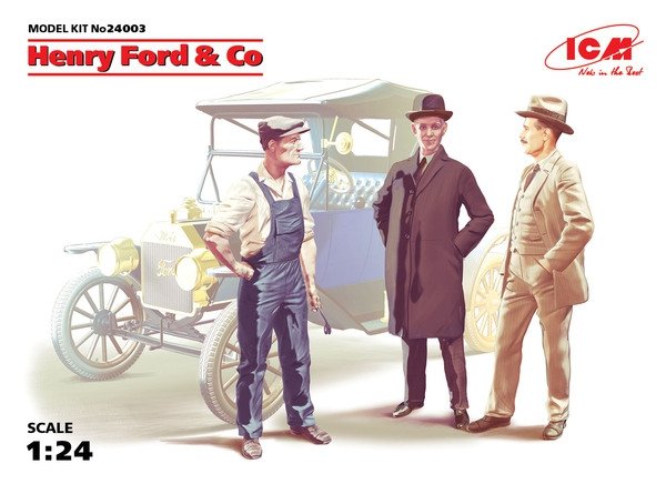 ICM 24003 Henry Ford&amp;amp;Co (3 figures) 1/24