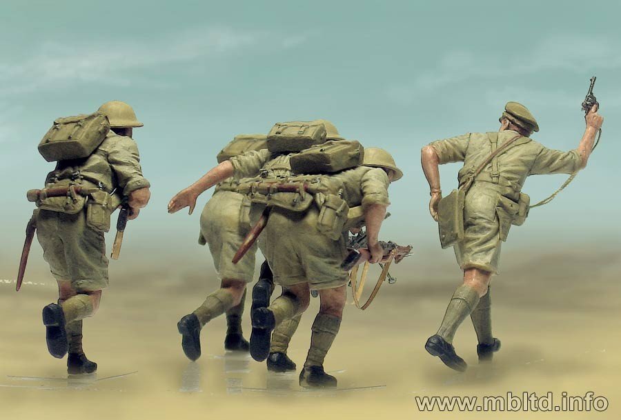 Master Box 3580 British Infantry in action (North Africa 1941-1943). Desert Battles. Kit 2 1/35 – image 4