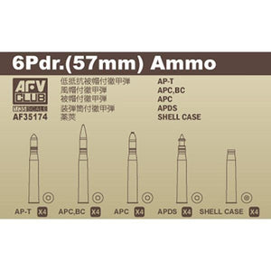 AFV Club 35174 Ammunition 6 Pdr (57mm) 1/35 – image 2