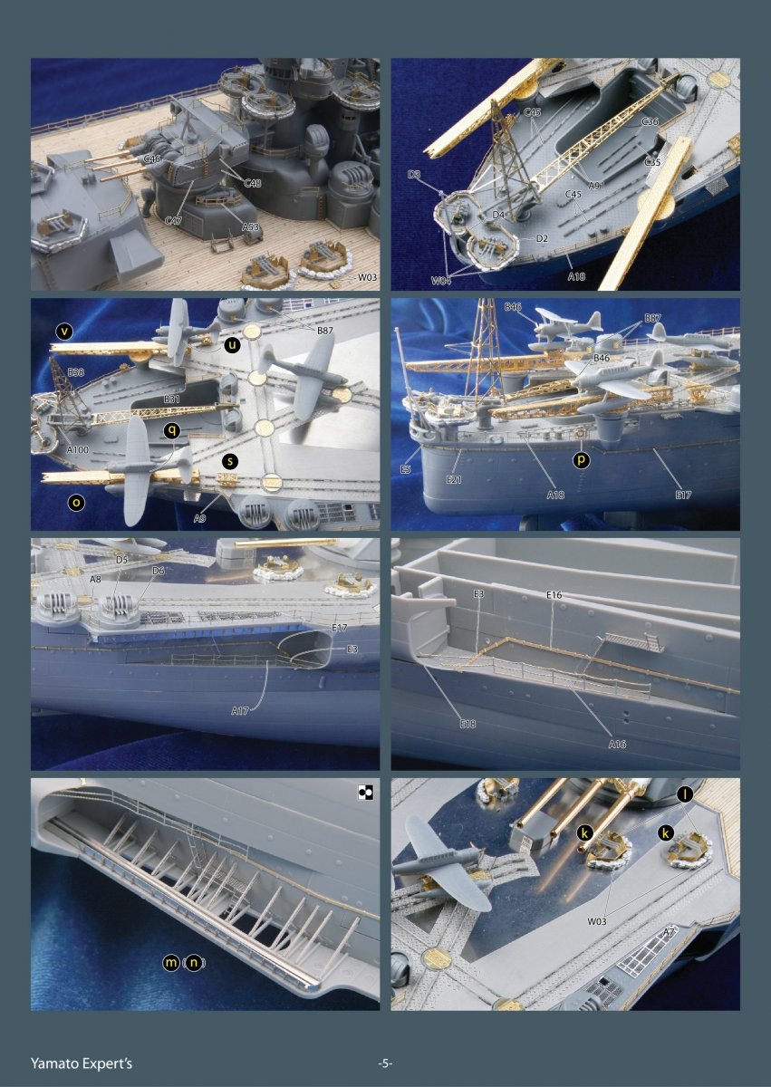 MK1 Design MD-35024 New Yamato Super Detail 1/350 – zdjęcie 13