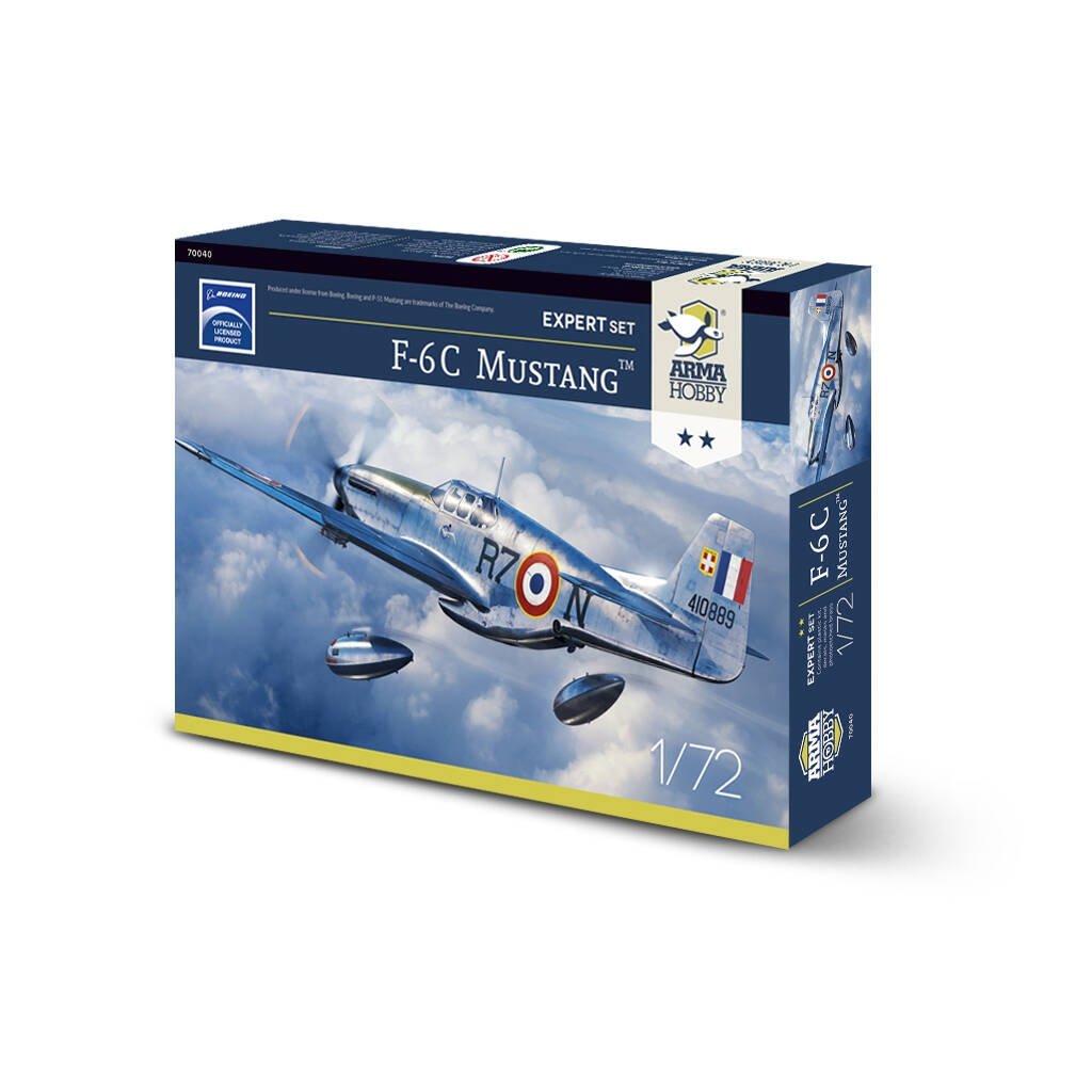 Arma Hobby 70040 F-6C Mustang™ Expert Set 1/72 – zdjęcie 2