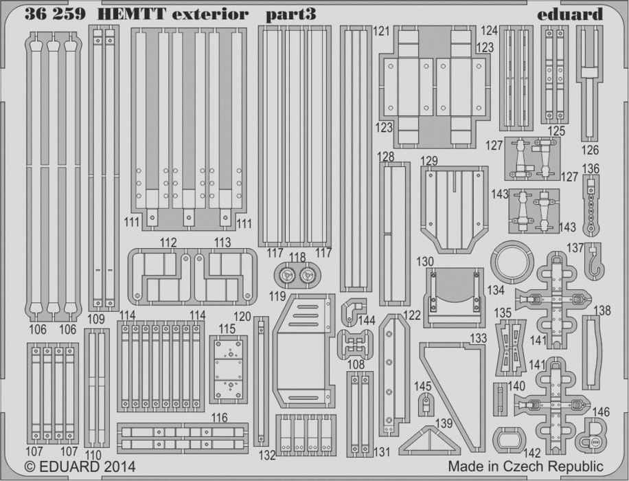 Eduard 36259 HEMTT exterior ITALERI 1/35 – image 2