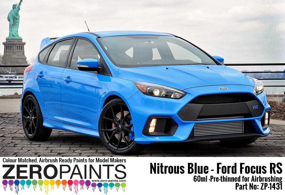 Zero Paints ZP-1431 Nitrous Blue - Ford Focus RS Paint 60ml – zdjęcie 2
