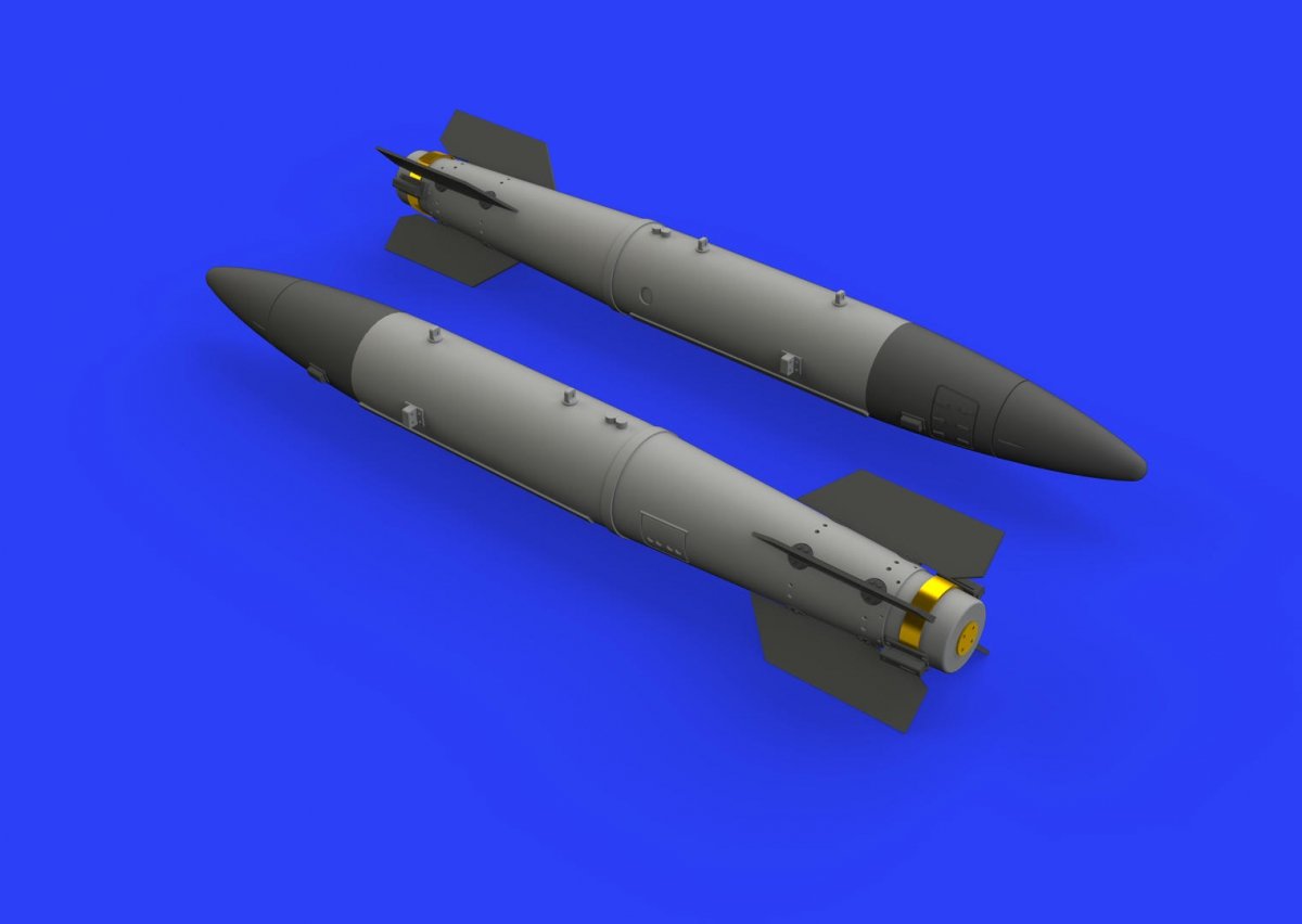 Eduard 672215 B43-1 Nuclear Weapon w/ SC43-4/ -7 tail assembly 1/72 – zdjęcie 2