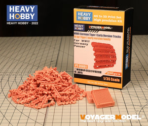 Heavy Hobby PT35001 WWII German Tiger I Early Version Tracks 1/35 – zdjęcie 2