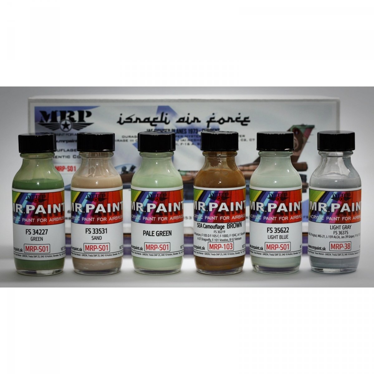 Mr. Paint MRP-S01 ISRAELI AIR FORCE 6x30ml – zdjęcie 2