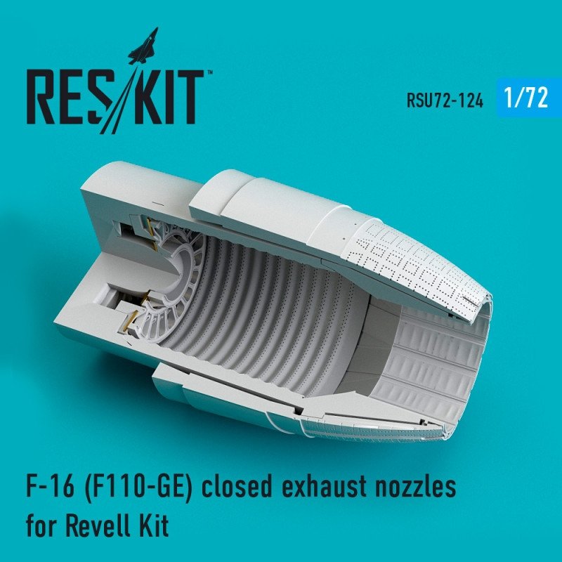 RESKIT RSU72-0124 Tuyères d'échappement fermées pour F-16 (F110-GE) Revell 1/72