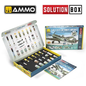 AMMO of Mig Jimenez 7730 SOLUTION BOX 25 - Early WWII Luftwaffe Aircraft – zdjęcie 2
