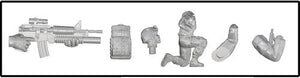 CMK F48332 Kneeling Soldier (on left knee), US Army Infantry Squad 2nd Division (part 2) 1/48 – zdjęcie 2