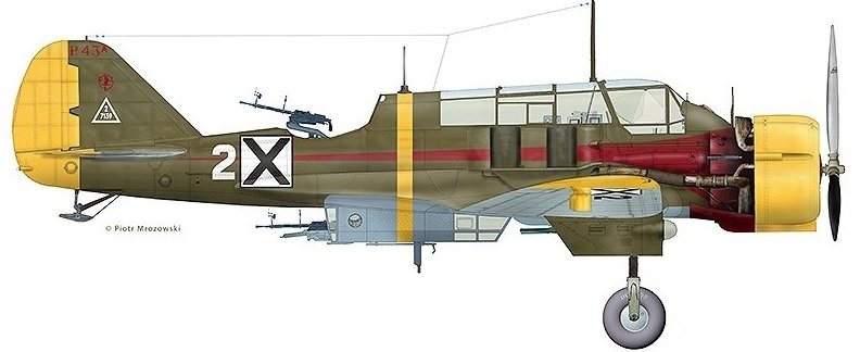 Mirage Hobby 481404 PZL.43 A &amp;#39;CHAYKA&amp;#39; Bulgarian Air Force 1941-1944 1/48 – zdjęcie 4