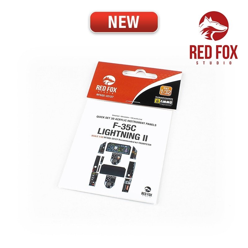 Red Fox Studio QS-32127 F-35C Lightning II (for Trumpeter kit) 1/32
