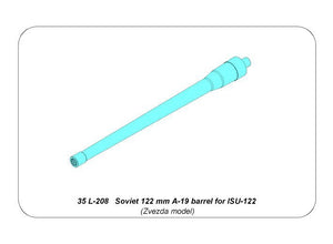 Aber 35L-208 Soviet 122 mm A-19 Barrel for ISU-122 1/35 – zdjęcie 6