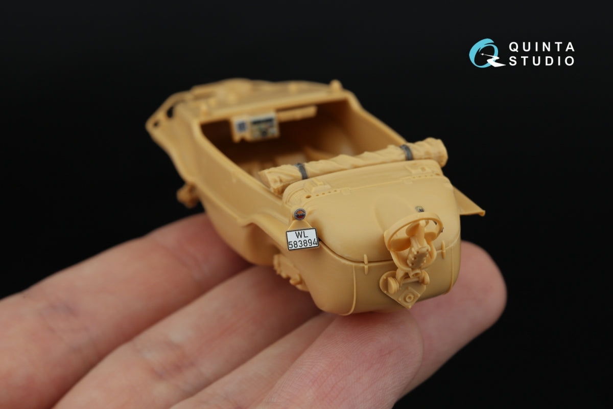 Quinta Studio QDS-48553 Schwimmwagen type 166 3D-Printed &amp;amp; coloured Interior on decal paper (Tamiya) (small version) 1/48 – zdjęcie 6