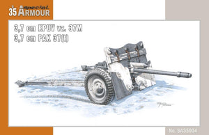 Special Armor 35004 3.7 cm KPUV vz.37M / 3.7 cm PaK M 37(t) 1/35