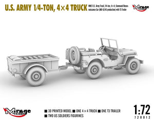 Mirage Hobby 720012 U.S. ARMY 1/4‑TON, 4×4 TRUCK 1/72 – zdjęcie 6