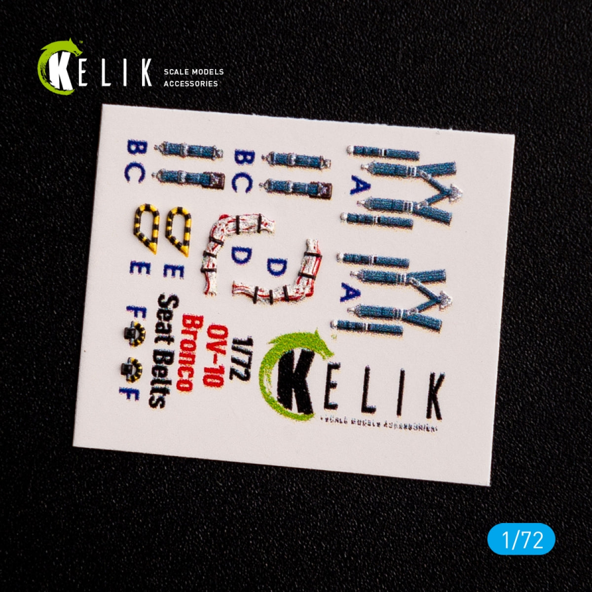 KELIK K72081 OV-10D+ &amp;quot;Bronco&amp;quot; interior 3D decals for ICM kit 1/72 – zdjęcie 2