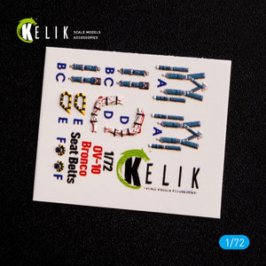 KELIK K72081 OV-10D+ &amp;quot;Bronco&amp;quot; interior 3D decals for ICM kit 1/72 – zdjęcie 2