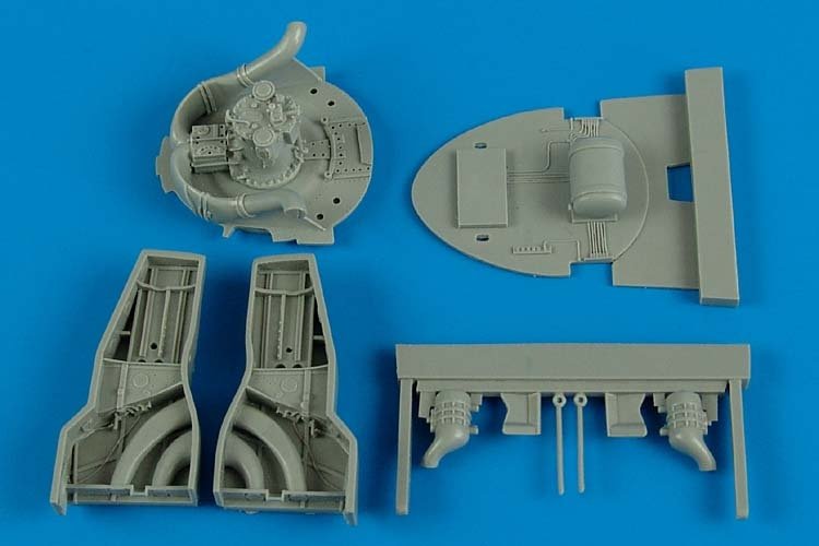 Aires 4574 F8F-1 Bearcat wheel bay 1/48 Hobby boss