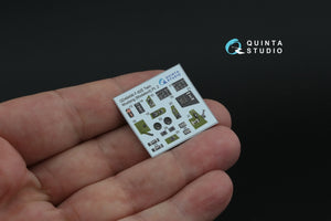 Quinta Studio QD48496 F-82E Twin Mustang 3D-Printed coloured Interior on decal paper (Modelsvit) 1/48 – zdjęcie 6
