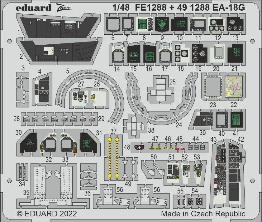 Eduard 491288 EA-18G MENG 1/48 – Bild 2