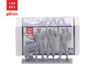 Gloria F48003 USMC Ground Crew 4 x 3D Printed figures 1/48 – zdjęcie 3