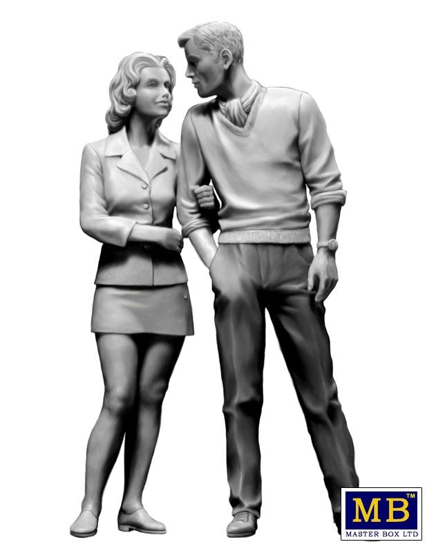 Master Box 24029 Dangerous Curves Series. Bob and Sally - The Happy Couple 1/24 – zdjęcie 2