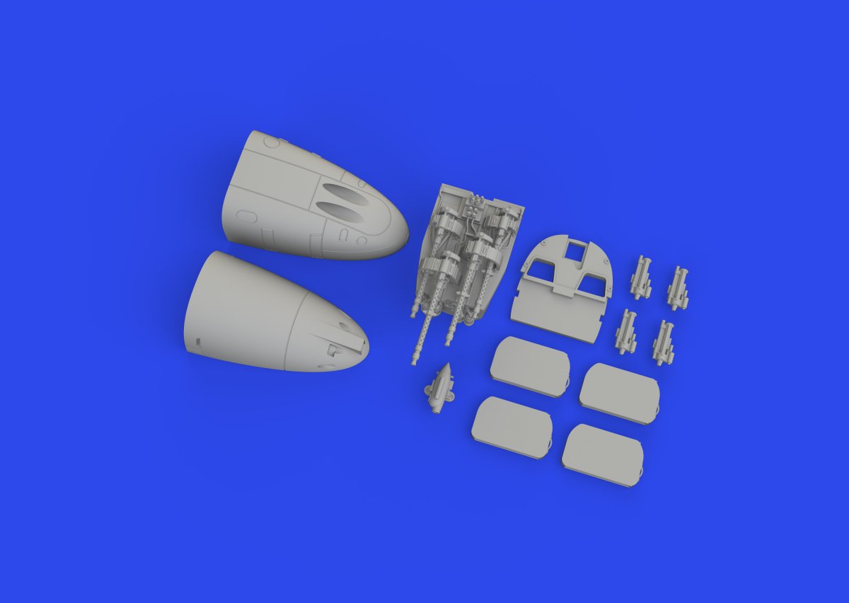Eduard 672311 Bf 110E nose guns PRINT EDUARD 1/72 – zdjęcie 2
