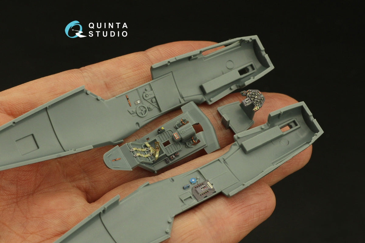 Quinta Studio QD72102 BF 109F-2/4 3D-Printed &amp;amp; coloured Interior on decal paper (Eduard) 1/72 – zdjęcie 3